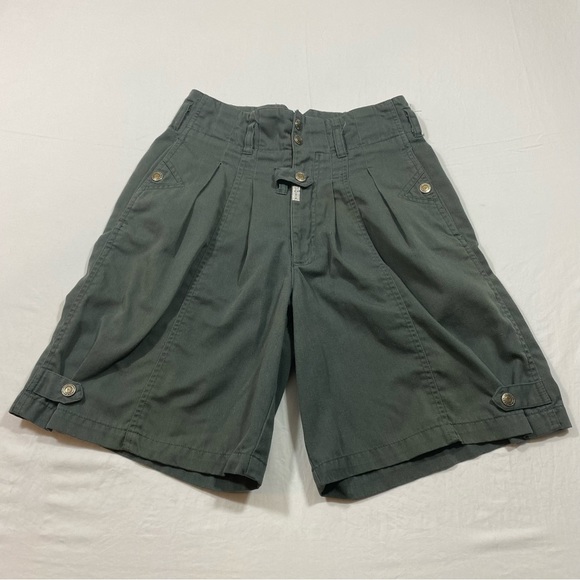 Walking Wide leg Shorts State of the Art shorts women boho green size 5/6 - Picture 10 of 10